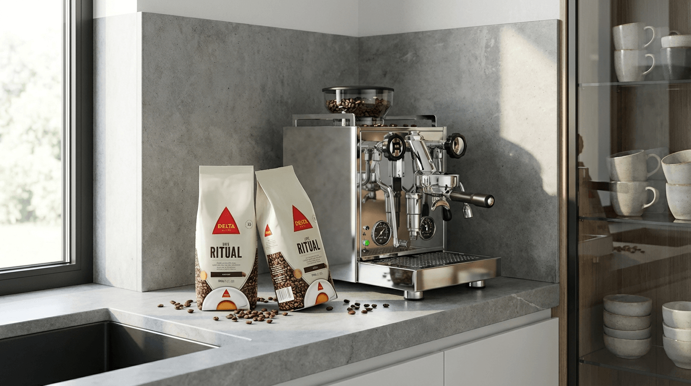 Delta Cafés Ritual en grano (pack 2×500 g) baja a 12,94 € en Amazon