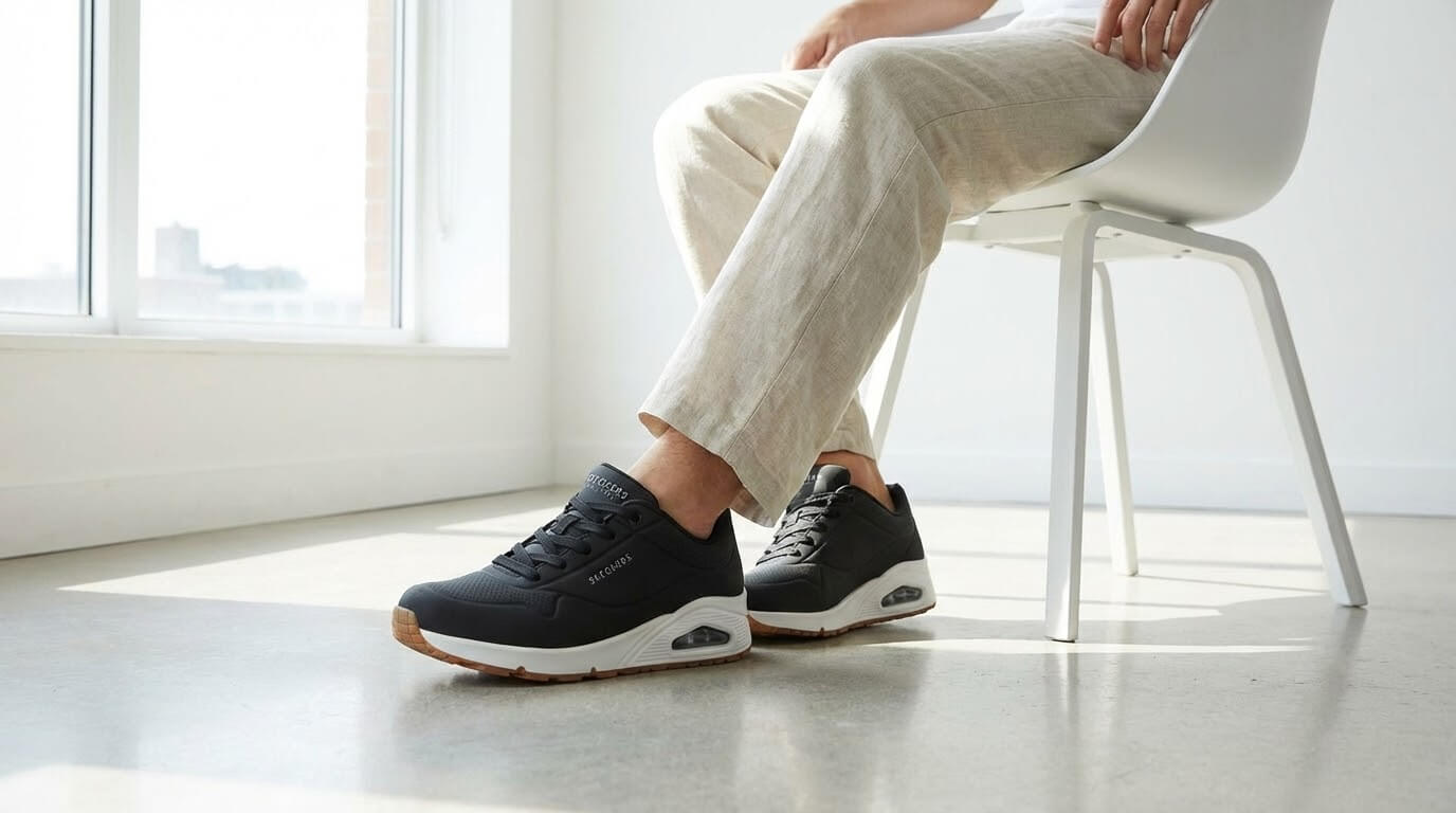 Las Skechers Uno bajan un 61%: lo que cambia al llevarlas a diario frente a otras zapatillas