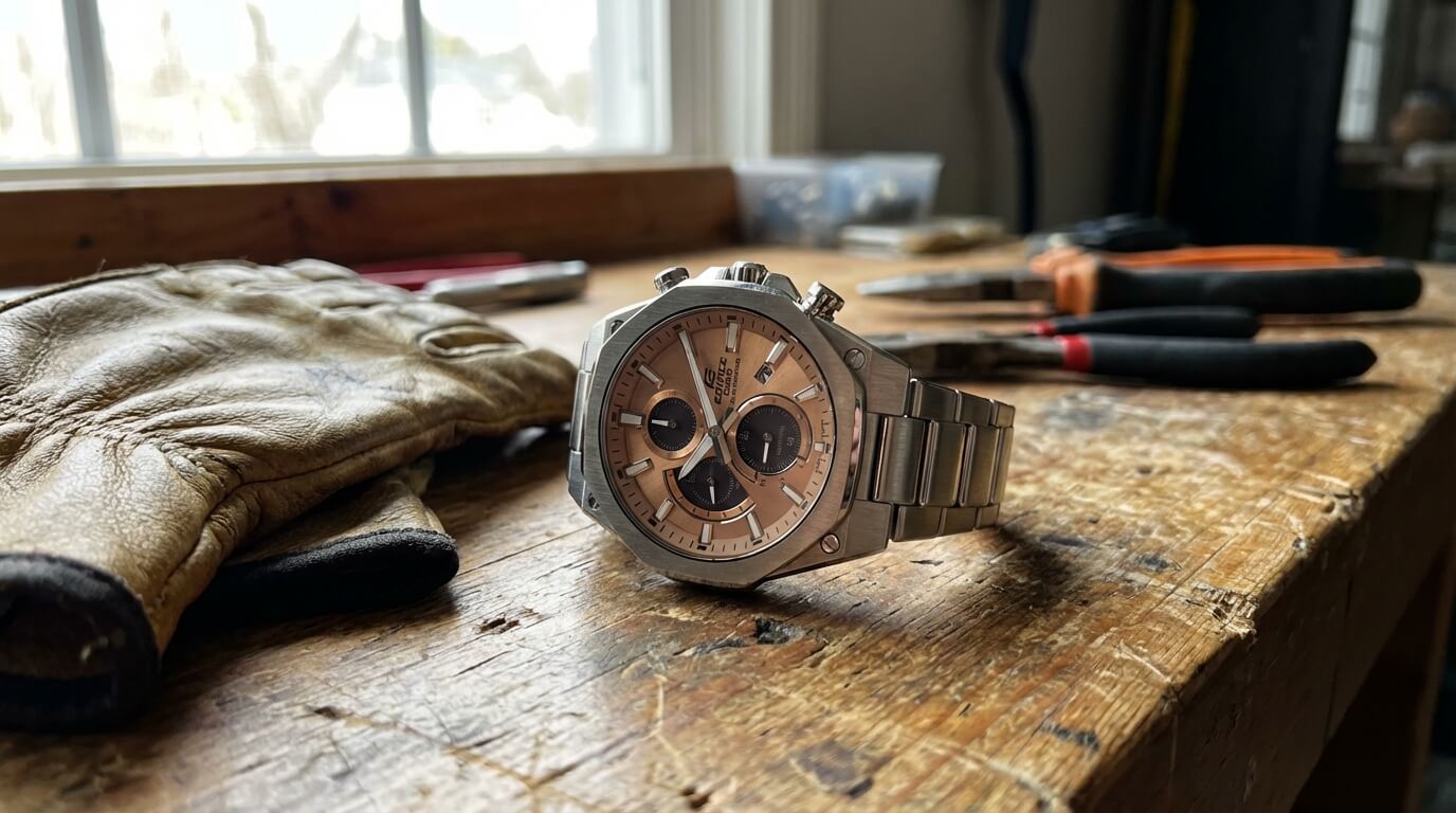 El Casio Edifice solar baja un 27%: un reloj para olvidarte de cargarlo a diario