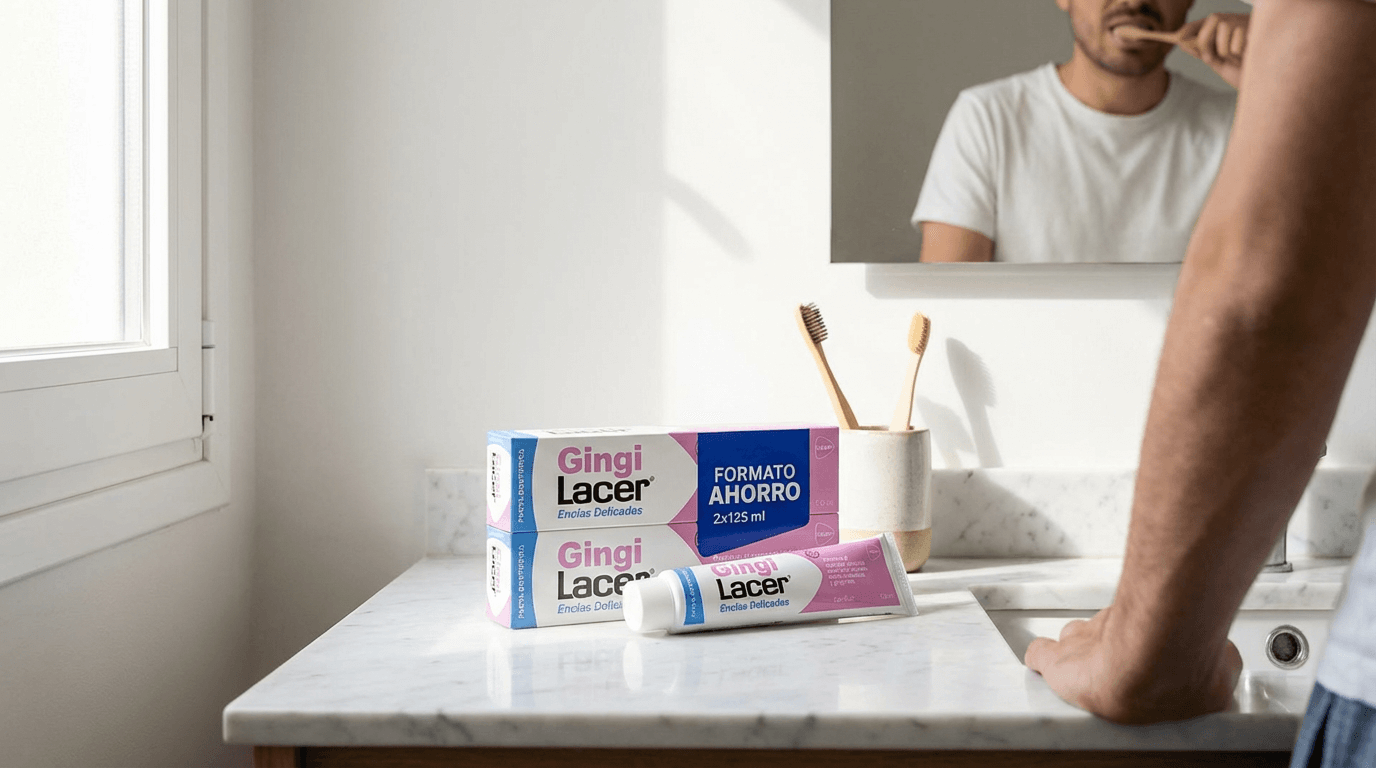 Gingilacer Duplo Pasta Encías Delicadas (2 x 125 ml) baja un 40%: a quién le encaja en casa