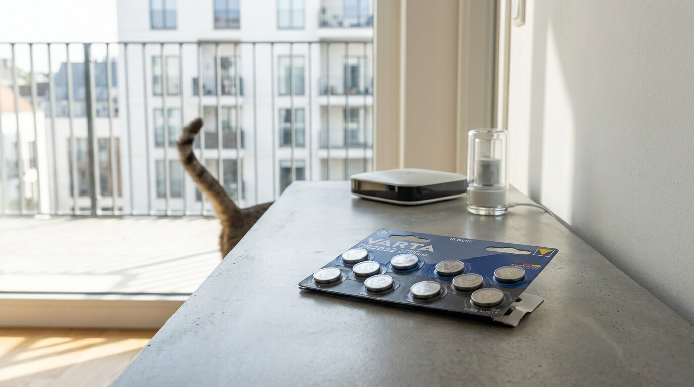 VARTA CR2032 en pack de 10 para Smart Home: el detalle del embalaje seguro para niños, a 6,63€