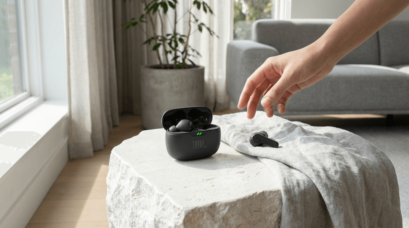 Los JBL Wave Beam bajan a 38,78 €: auriculares inalámbricos con 32 horas de batería y IP54