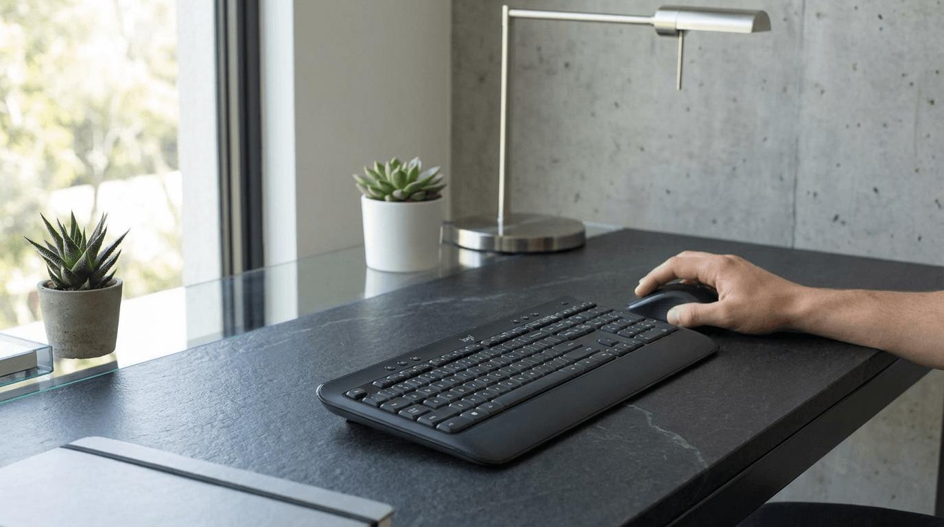 Logitech MK540 Advanced Combo: teclado y ratón inalámbricos para Windows por 35,99€