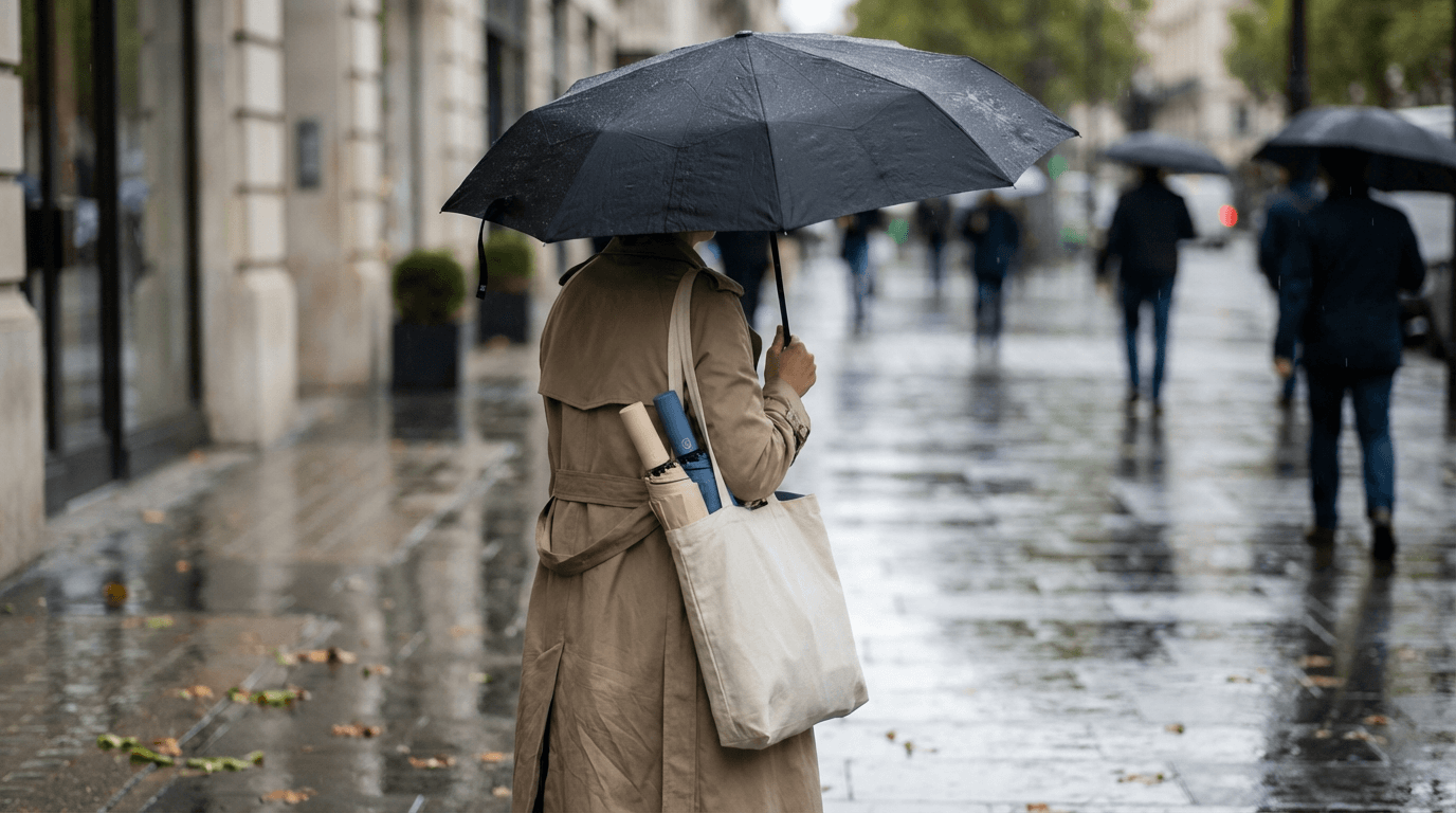 Este paraguas reforzado de 24 huesos resiste viento y sol: ahora cuesta 5,99€